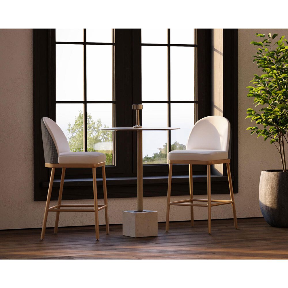 37B Lavania Counter Stool in Antique Brass, , large