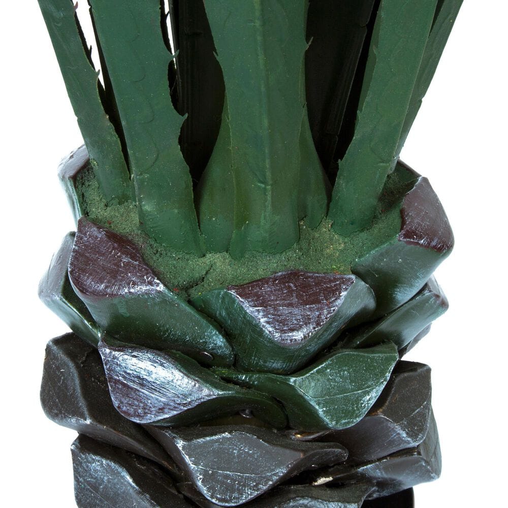 Timberlake 52" Artificial Giant Agave Floor Plant with Pot in Green, , large