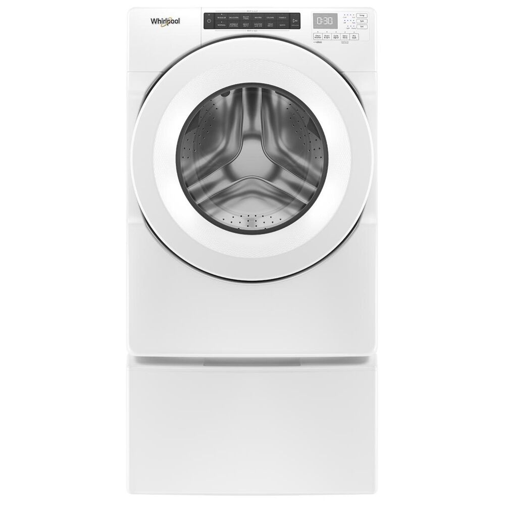 Whirlpool 4.2 Cu. Ft. Front Load Washer in White Nebraska Furniture Mart