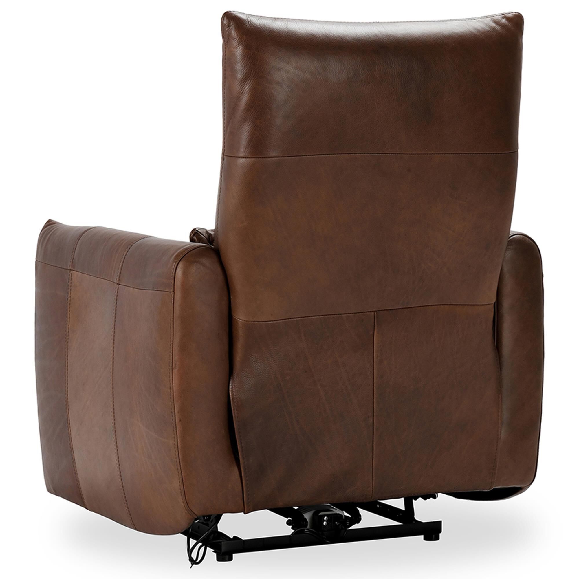 Classic Home Thaya Power Recliner Chair in Antique Brown