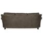 Bradington-Young Richardson Stationary Leather Sofa in Cream, , large