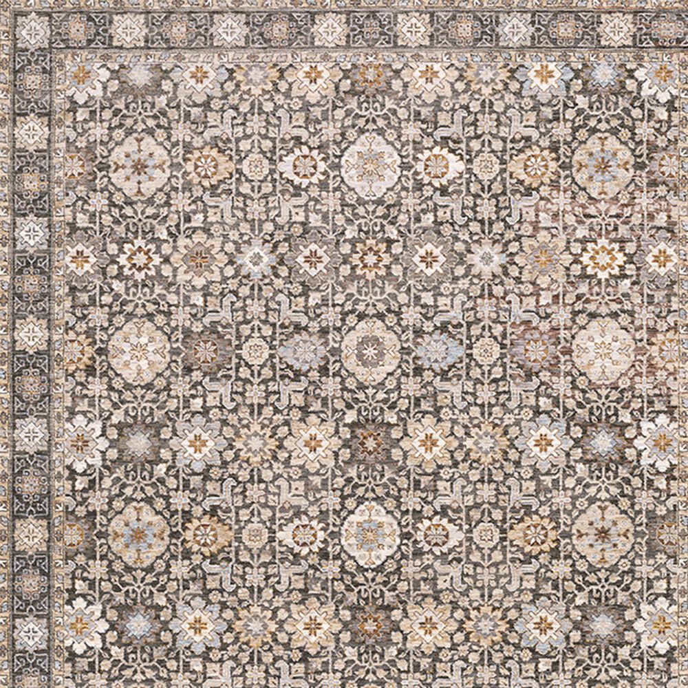Oriental Weavers Maharaja Qatar 71N 5&#39;3&quot; x 7&#39;6&quot; Grey and Ivory Area Rug, , large