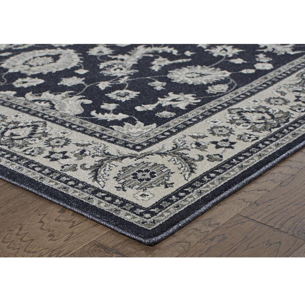 Oriental Weavers Richmond 117H 9&#39;10&quot; x 12&#39;10&quot; Charcoal Area Rug, , large