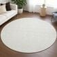 Dalyn Rug Company Soft Essentials Ivory 8" Round Area Rug, , large