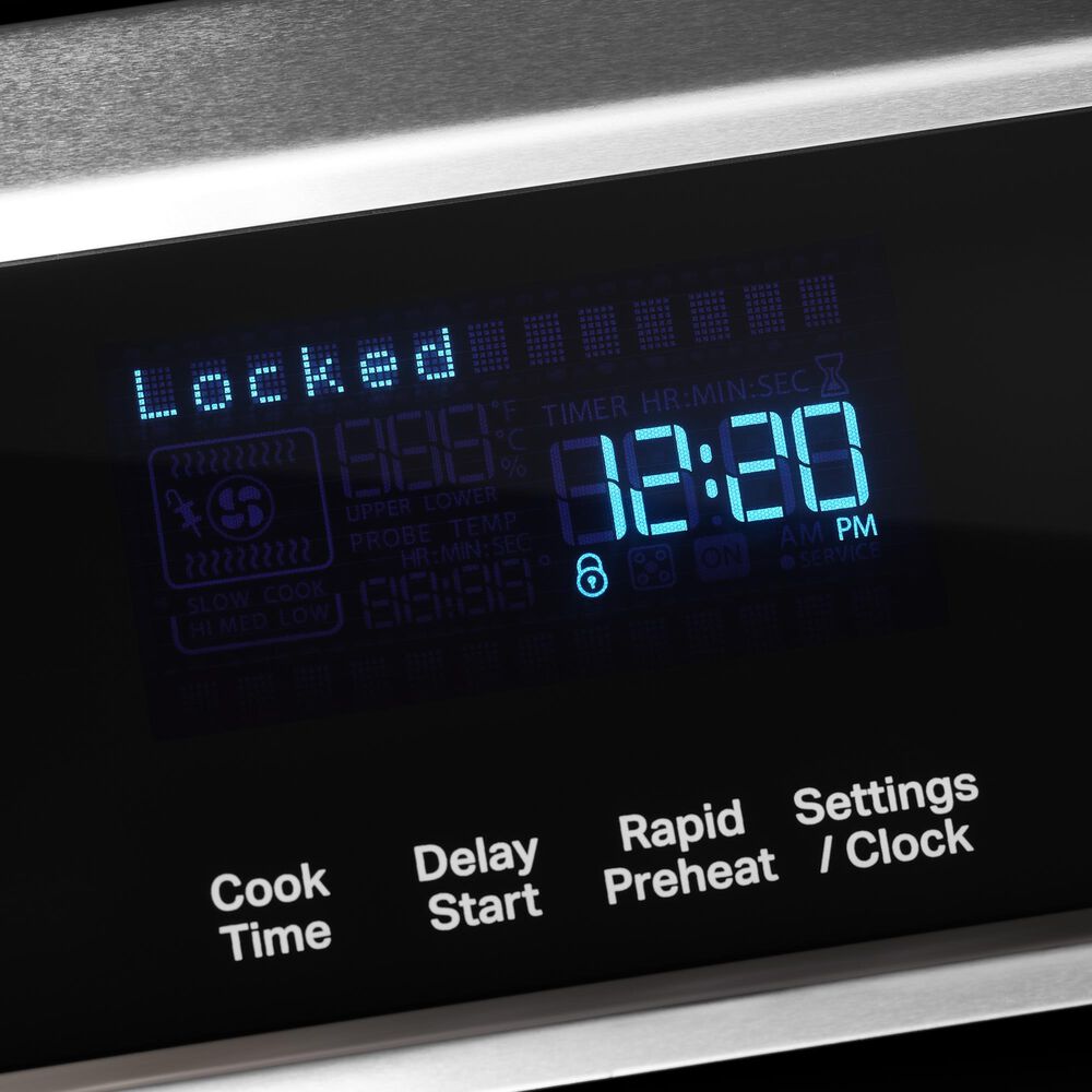 Whirlpool 2-Piece Kitchen Package with 6.4 Cu. Ft. Induction Range and 1.1 Cu. Ft. Flush Mount Microwave in Fingerprint Resistant Stainless Steel, , large