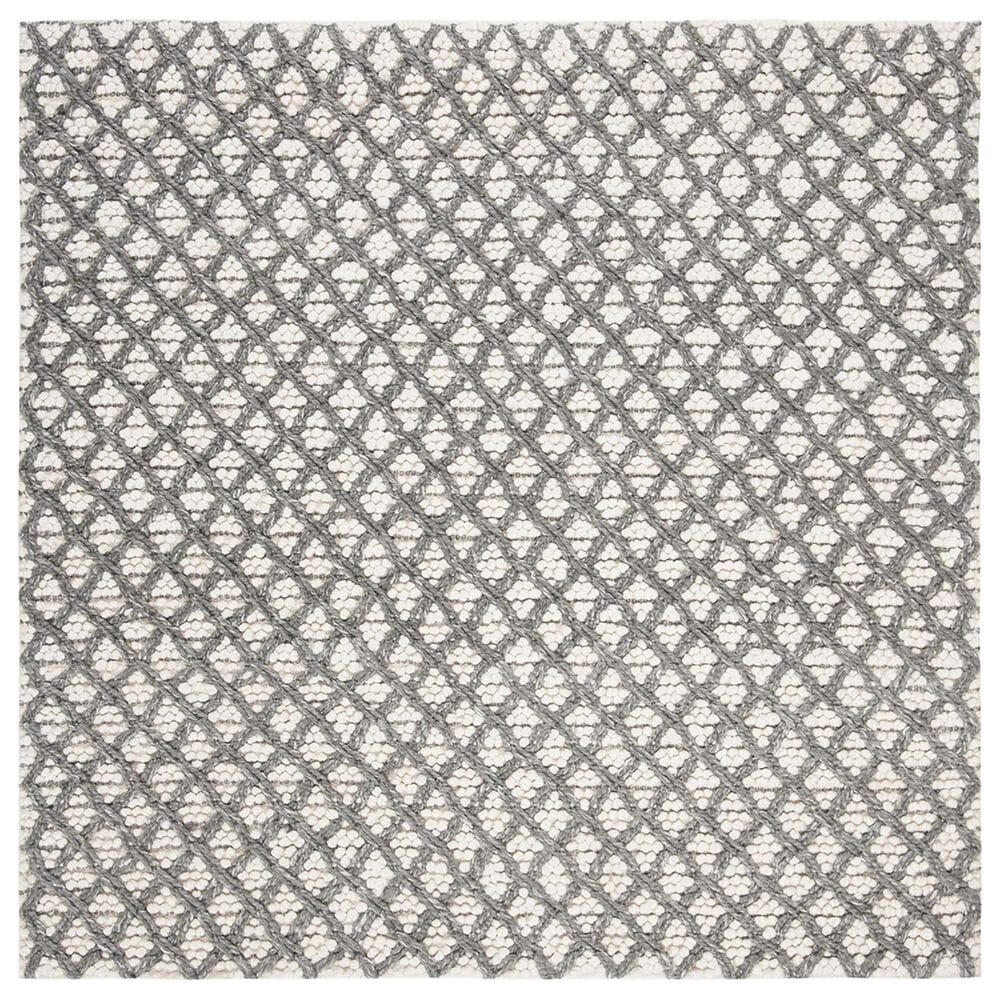 Safavieh Natura 6" Square Grey and Beige Area Rug, , large