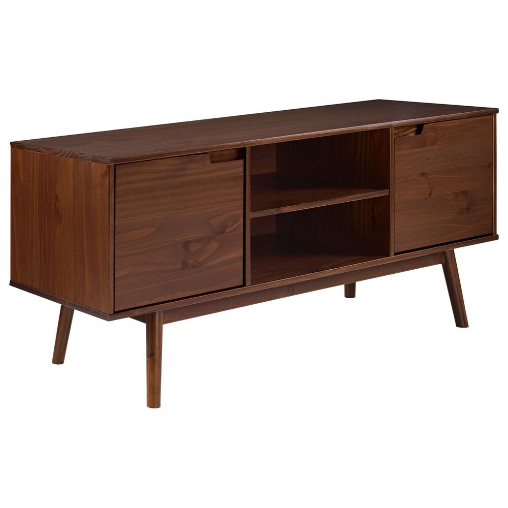 Walker Edison Adair 58" TV Stand in Walnut NFM