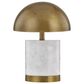 Savoy House Cora 1-Light Portable Rechargeable LED Table Lamp in Brass, , large