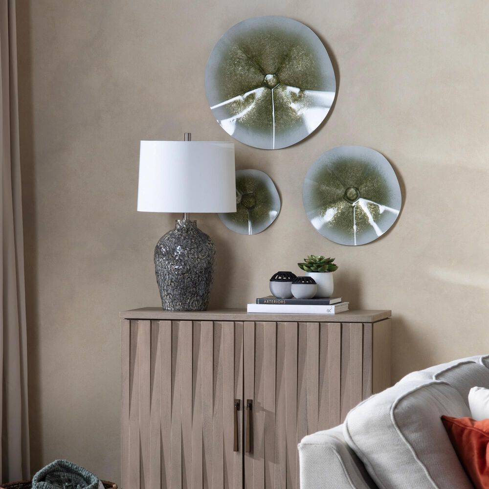 Crestview Collection 27.5&quot; Ceramic Table Lamp in Blue and Grey, , large