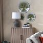 Crestview Collection 27.5" Ceramic Table Lamp in Blue and Grey, , large