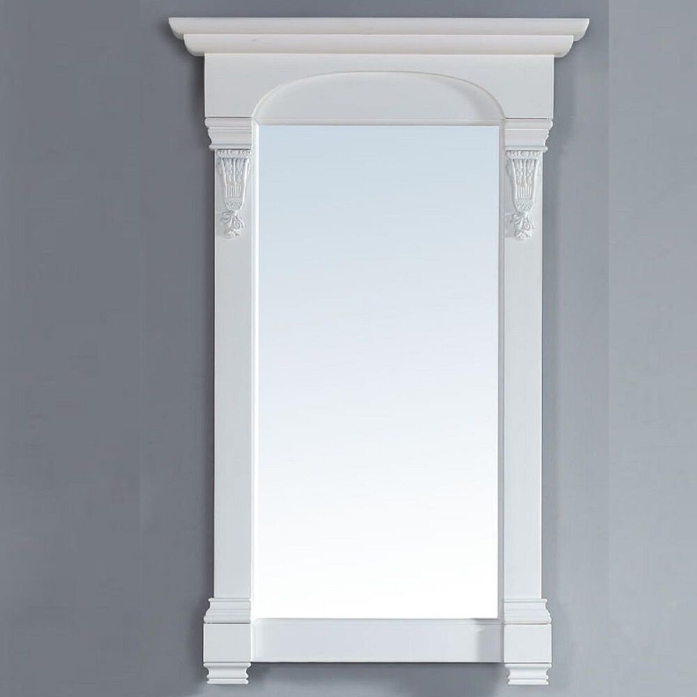 James Martin Vanities Brookfield 26&quot; Single Vanity Mirror in Bright White, , large
