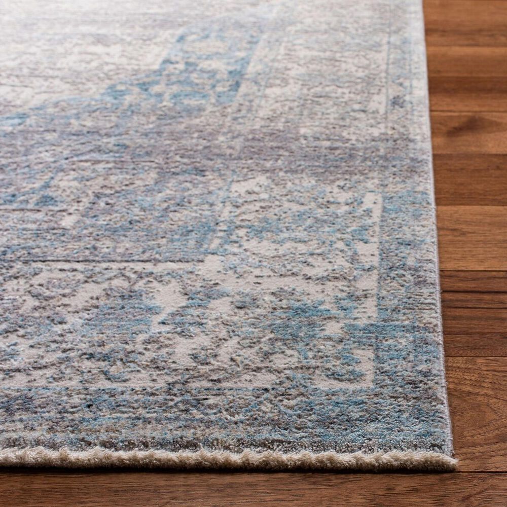 Safavieh Dream 2&#39; x 8&#39; Grey and Aqua Runner, , large