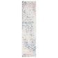 Safavieh Tulum 2" x 8" Ivory and Blue Runner, , large