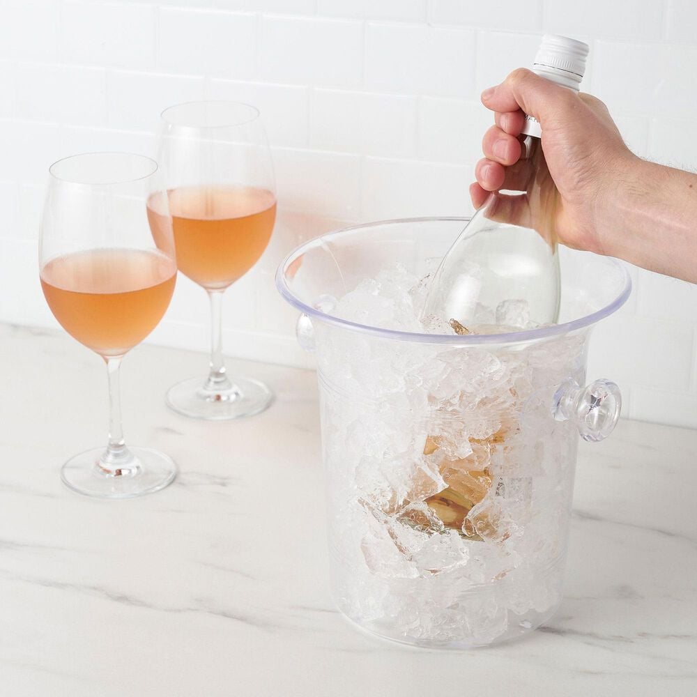 True Arctic Wine Bottle Ice Bucket in Clear, , large