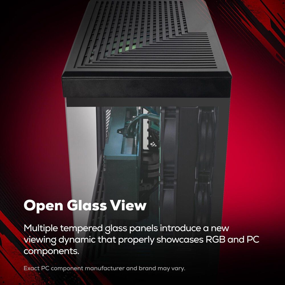 iBUYPOWER Y40 Gaming Desktop PC | Intel Core Ultra 7 270K Plus - 32GB RAM - NVIDIA GeForce RTX 5080 Graphics - 1TB SSD in Black, , large
