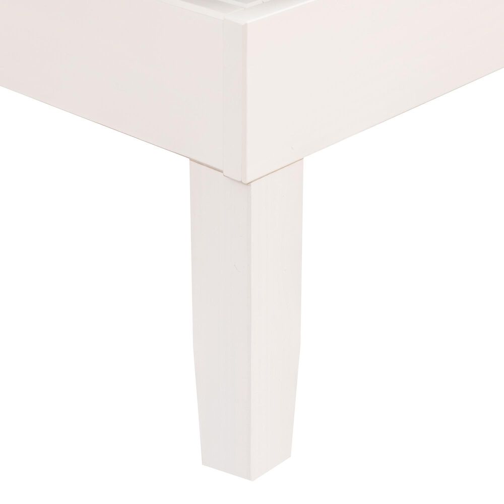 Linon Home Decor Polly Queen Platform Bed in Bold White, , large