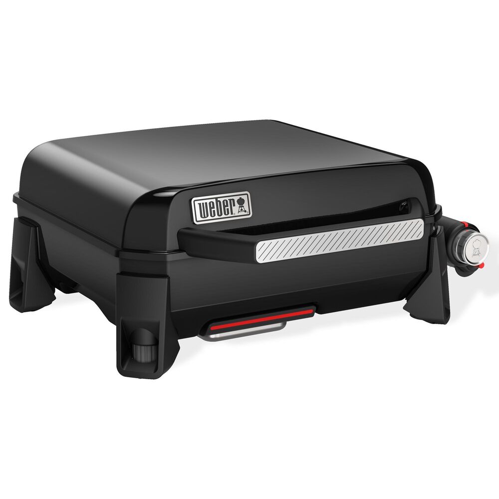 Weber Slate 28" Liquid Propane Gas Grill in Black, , large