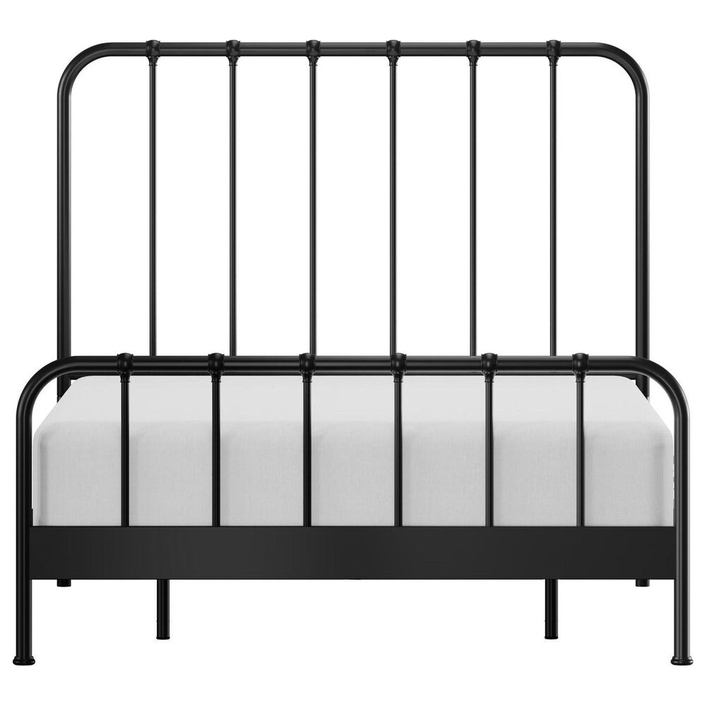 Richlands Furniture Javi Queen Slat Platform Metal Bed in Black, , large