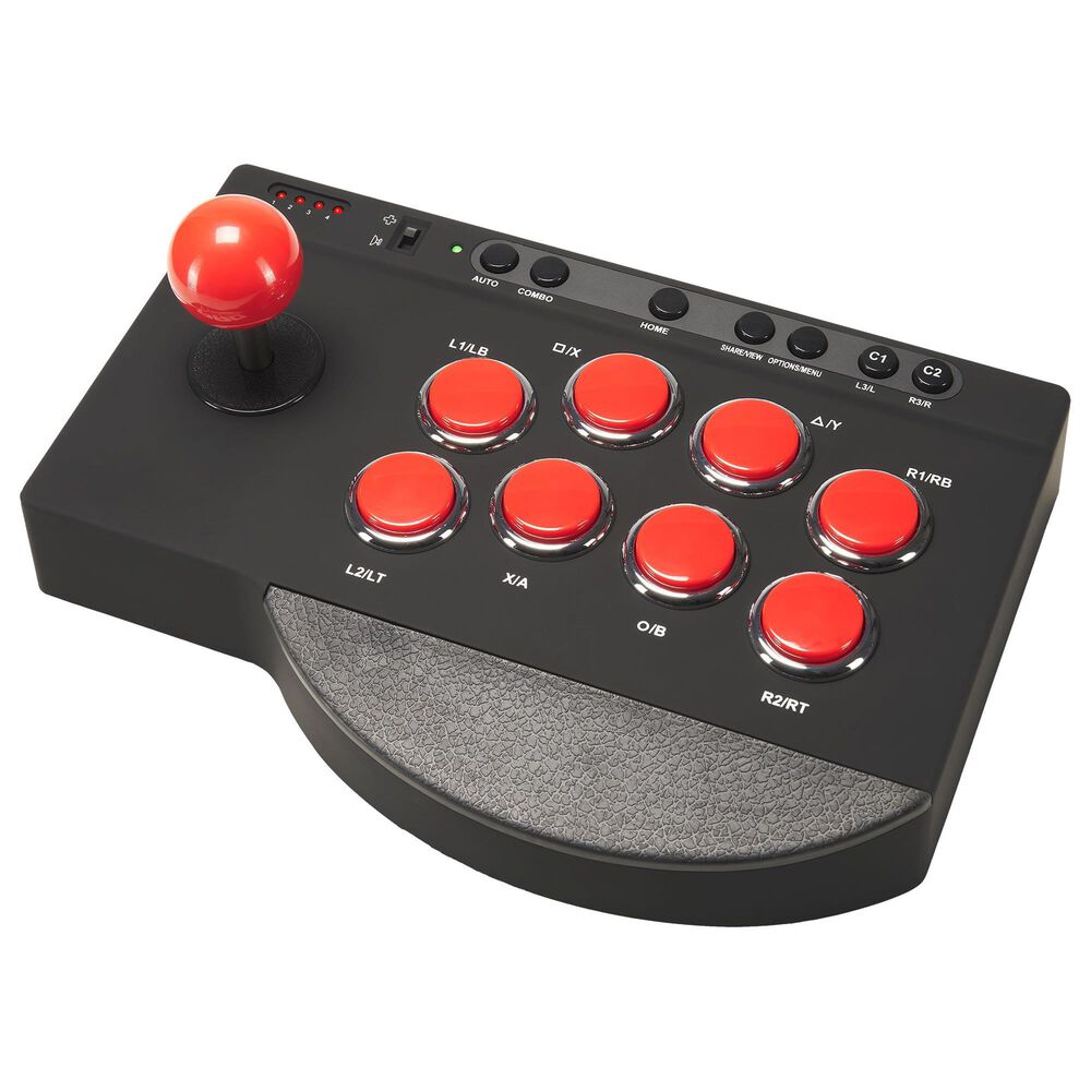 SUBSONIC Arcade Stick in Black and Red, , large