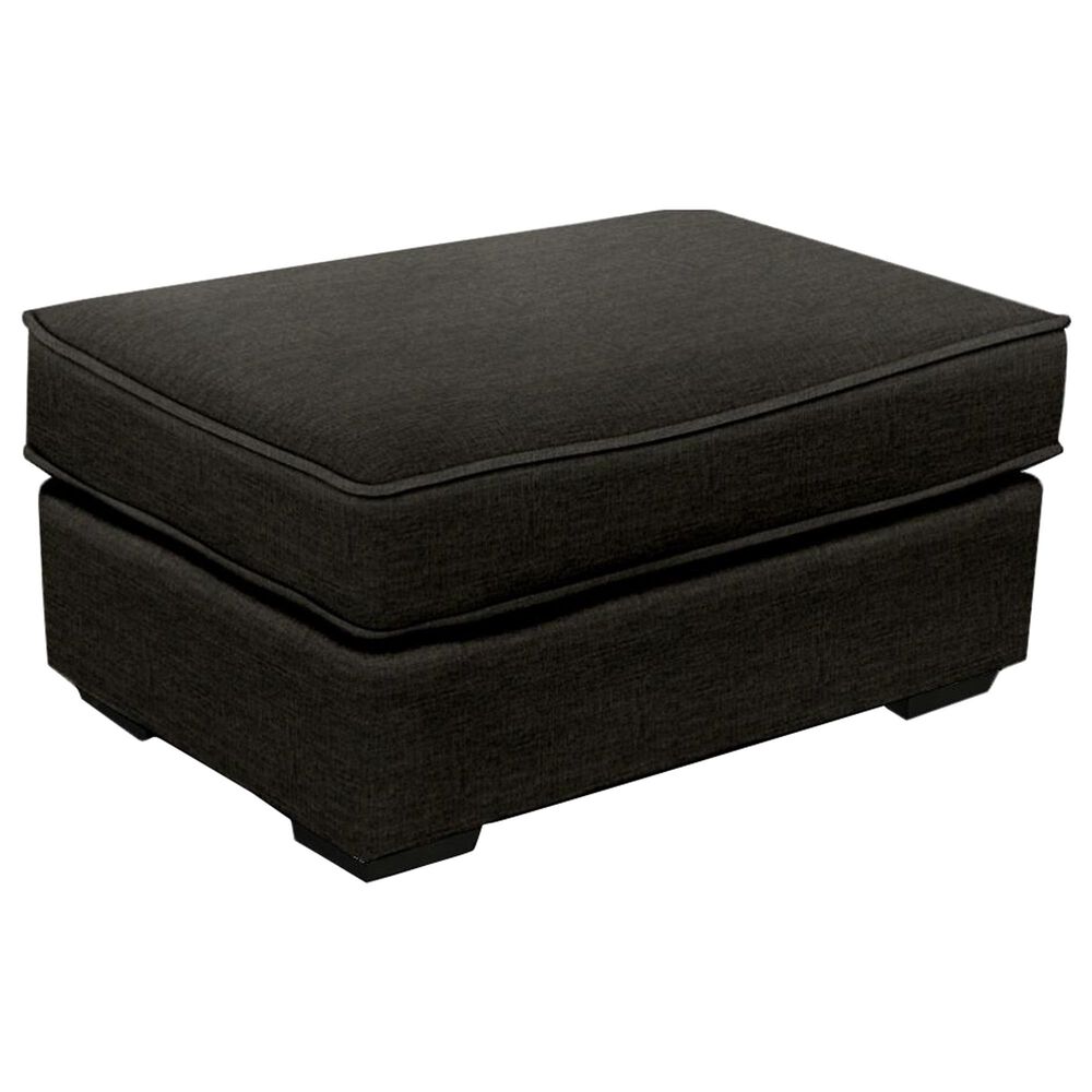 England Furniture Lyndon Ottoman in Crete Charcoal, , large
