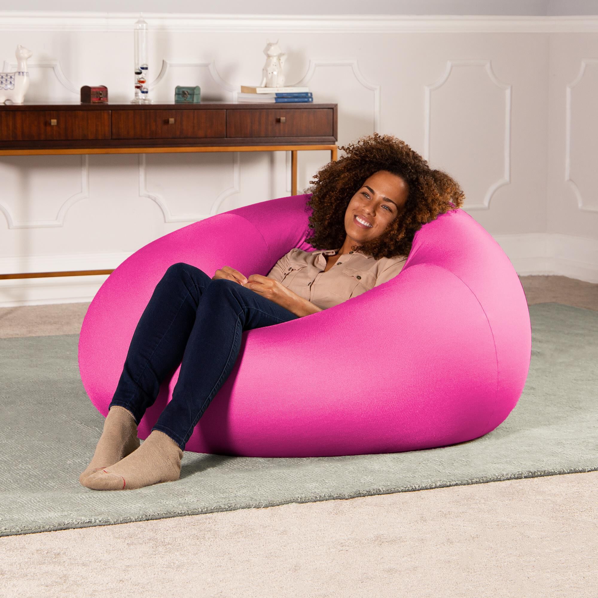 Giant pink bean clearance bag