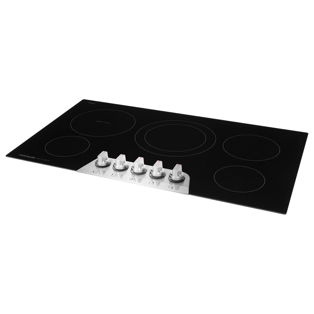 Frigidaire Gallery 36" Electric Cooktop with 5 Element in Stainless Steel and Black, , large