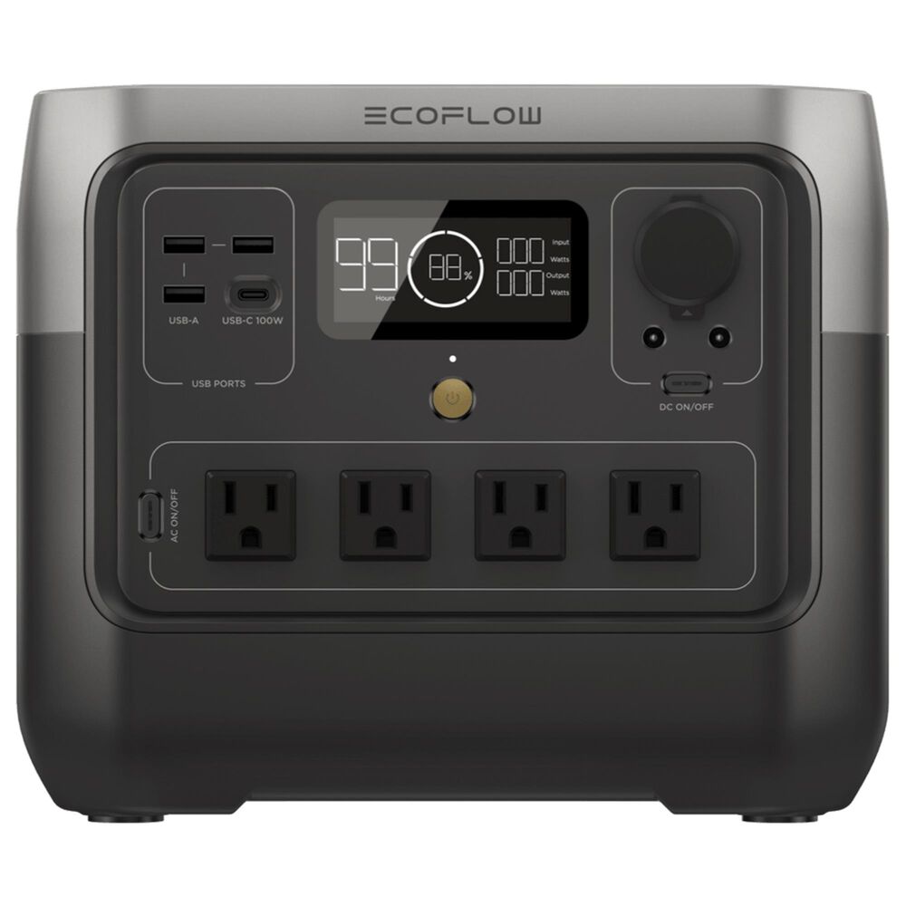 Ecoflow River 2 Pro 768Wh Portable Power Station in Black, , large