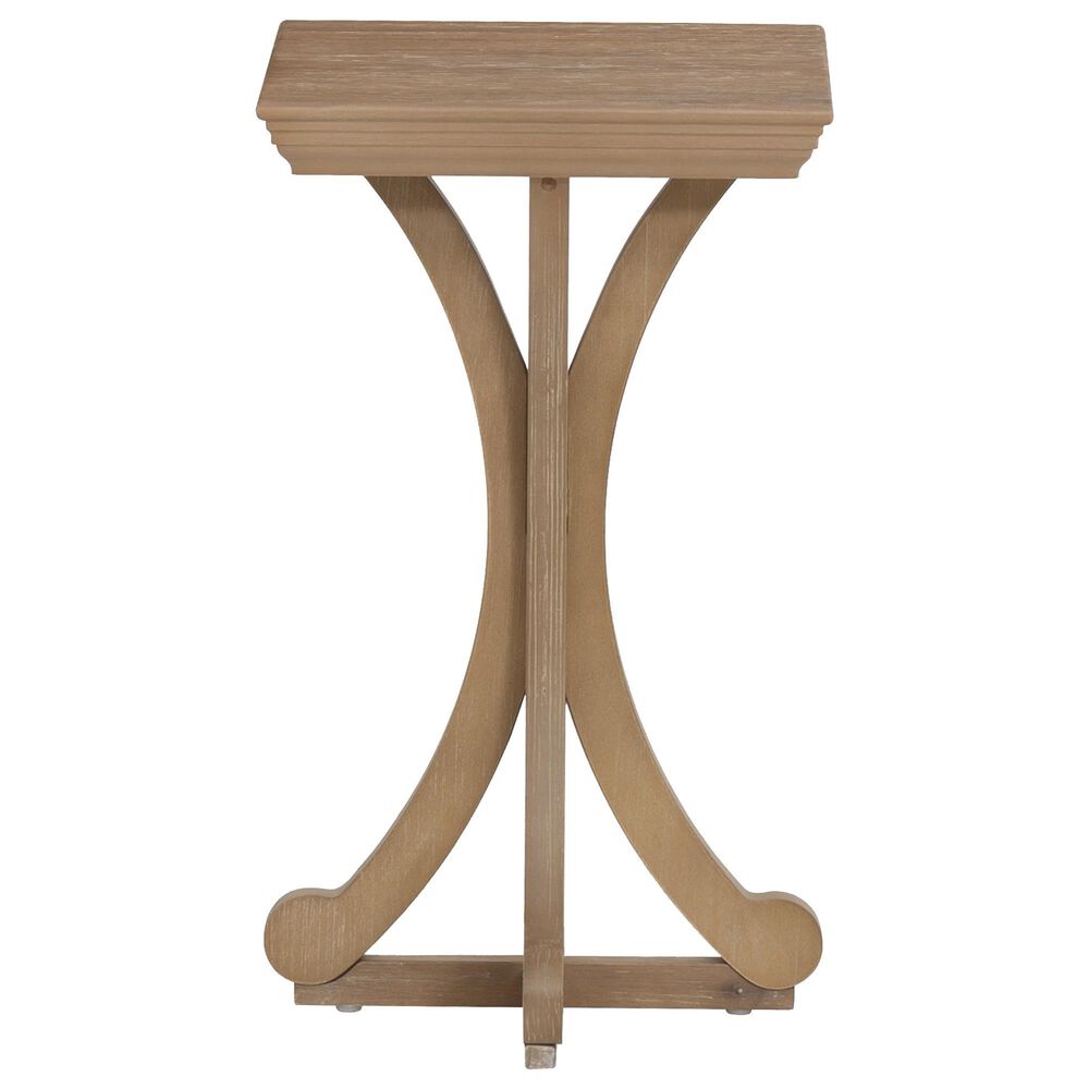 Linden Boulevard Dylan Sculptural Pedestal End Table in Natural, , large