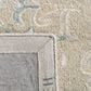 Safavieh Micro-Loop MLP505F 7" Square Light Grey and Ivory Area Rug, , large