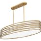 Quoizel Spiral 5-Light Chandelier in Light Gold, , large