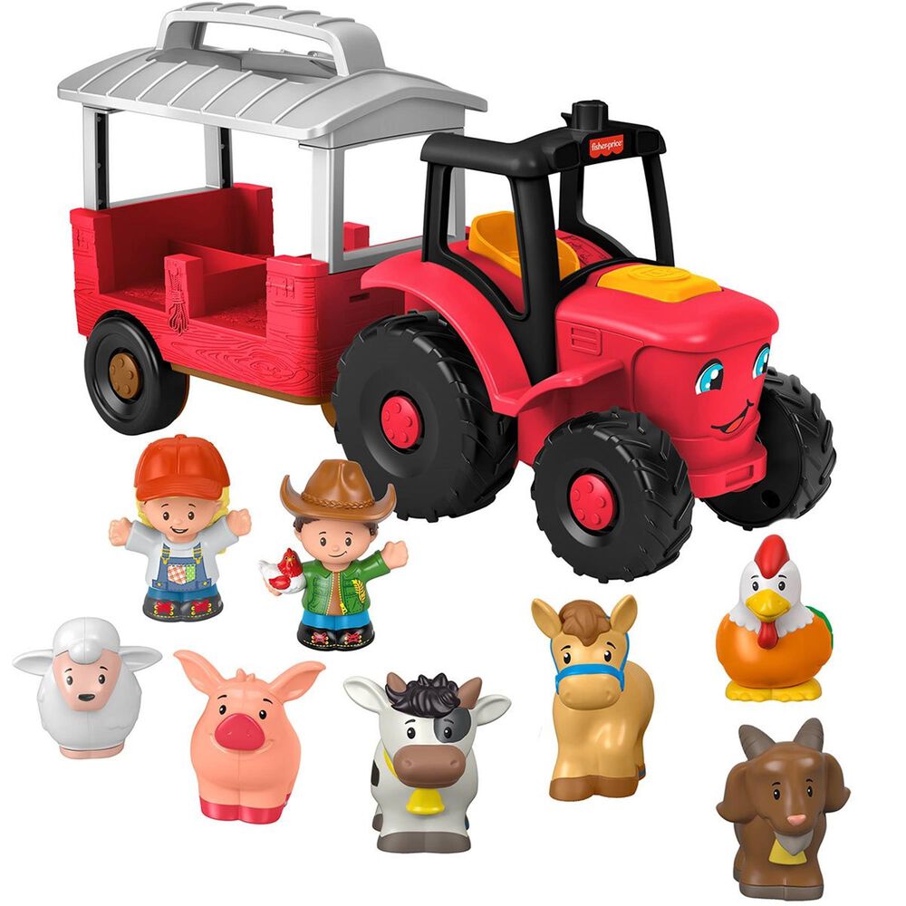 Fisher Price Caring for Animals Tractor Gift Set, , large