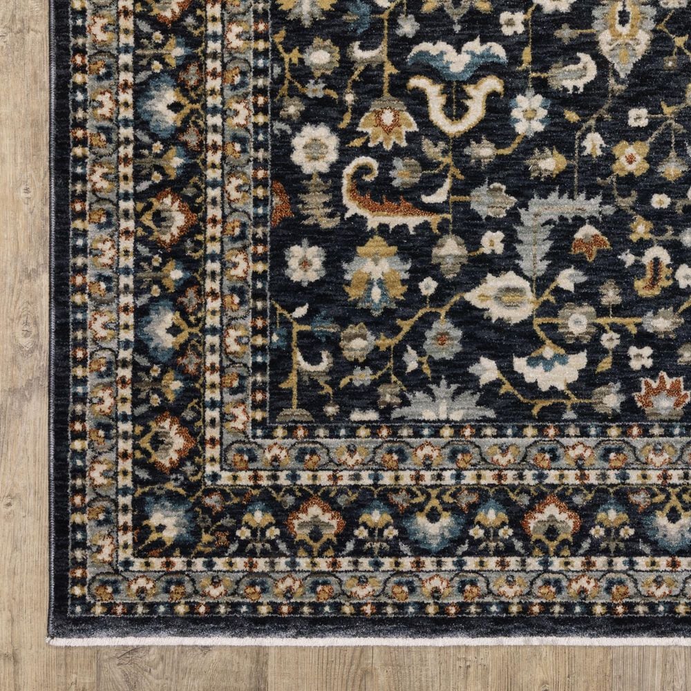 Oriental Weavers Eliana ELI04 Blue and Multicolor 3&#39;3&quot; x 5&#39; Area Rug, , large