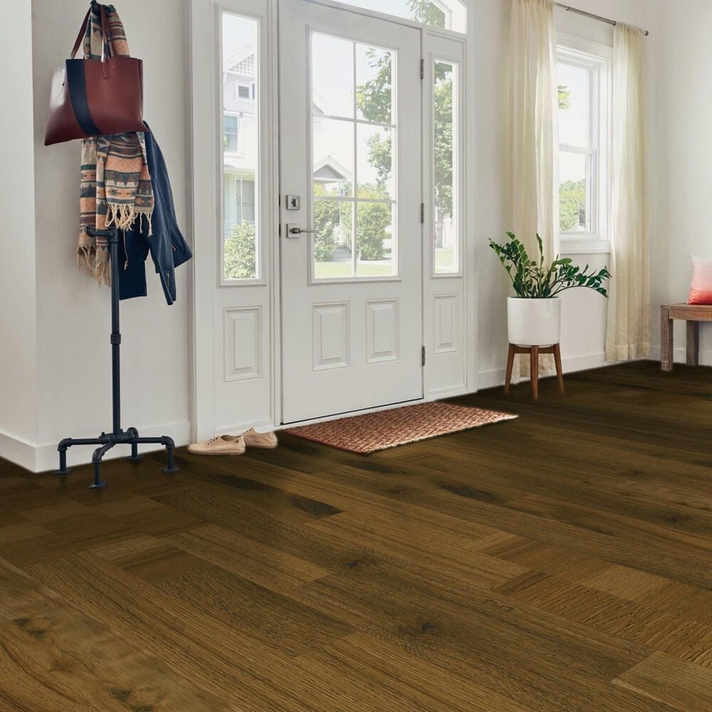 Hartco TimberBrushed Gold Deep Etched Timber Mill Hickory Engineered Hardwood, , large