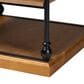 Baxton Studio Sebastian End Table in Oak Brown and Black, , large