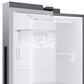 Samsung Bespoke AI 27 Cu. Ft. Side-by-Side Refrigerator with Sphere Ice and External Water and Ice Dispenser in Fingerprint Resistant Stainless Steel, , large
