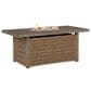 Ashley Laguna Heights Rectangular Fire Pit Table in Beige, , large