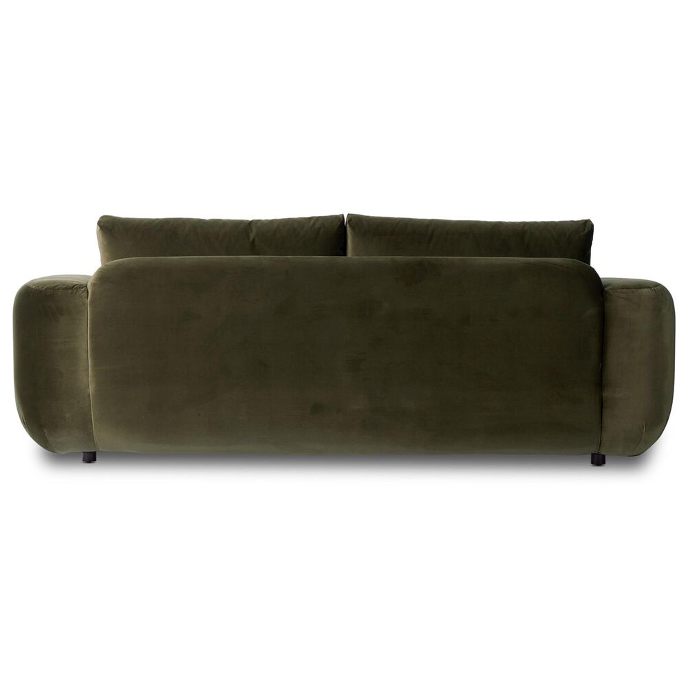 Four Hands Centrale Benito Stationary Sofa in Surrvey Olive, , large