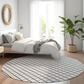 Dalyn Rug Company York 10" Round Gray Indoor/Outdoor Area Rug, , large