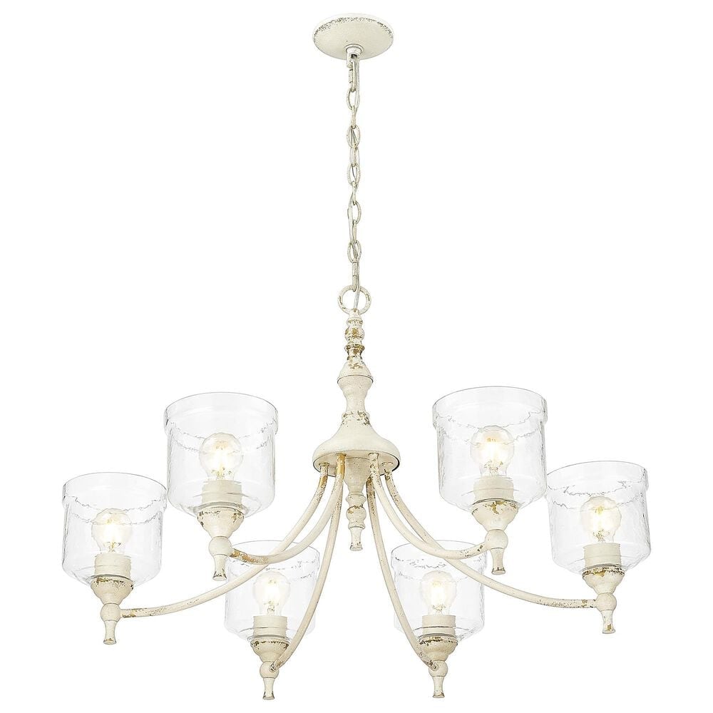 Golden Lighting Keating 6-Light Chandelier in Antique Ivory, , large