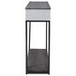 Ashley Sethlen Console Sofa Table with Speaker in Gray and Black, , large