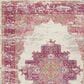 Nourison Passion PSN03 8" x 10" Ivory and Fushia Area Rug, , large