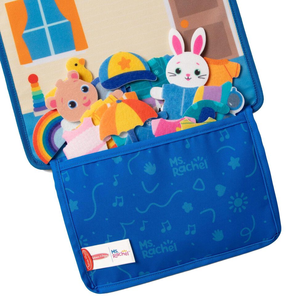 Melissa &amp; Doug Ms. Rachel What to Wear Felt Activity Board, , large