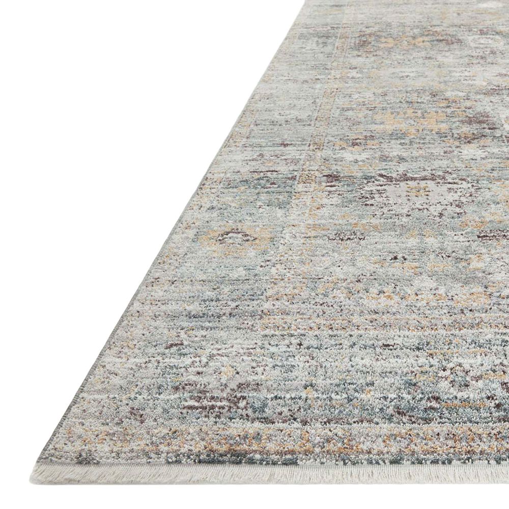 Loloi Bonney 9&#39;3&quot; x 12&#39;10&quot; Teal and Gold Area Rug, , large