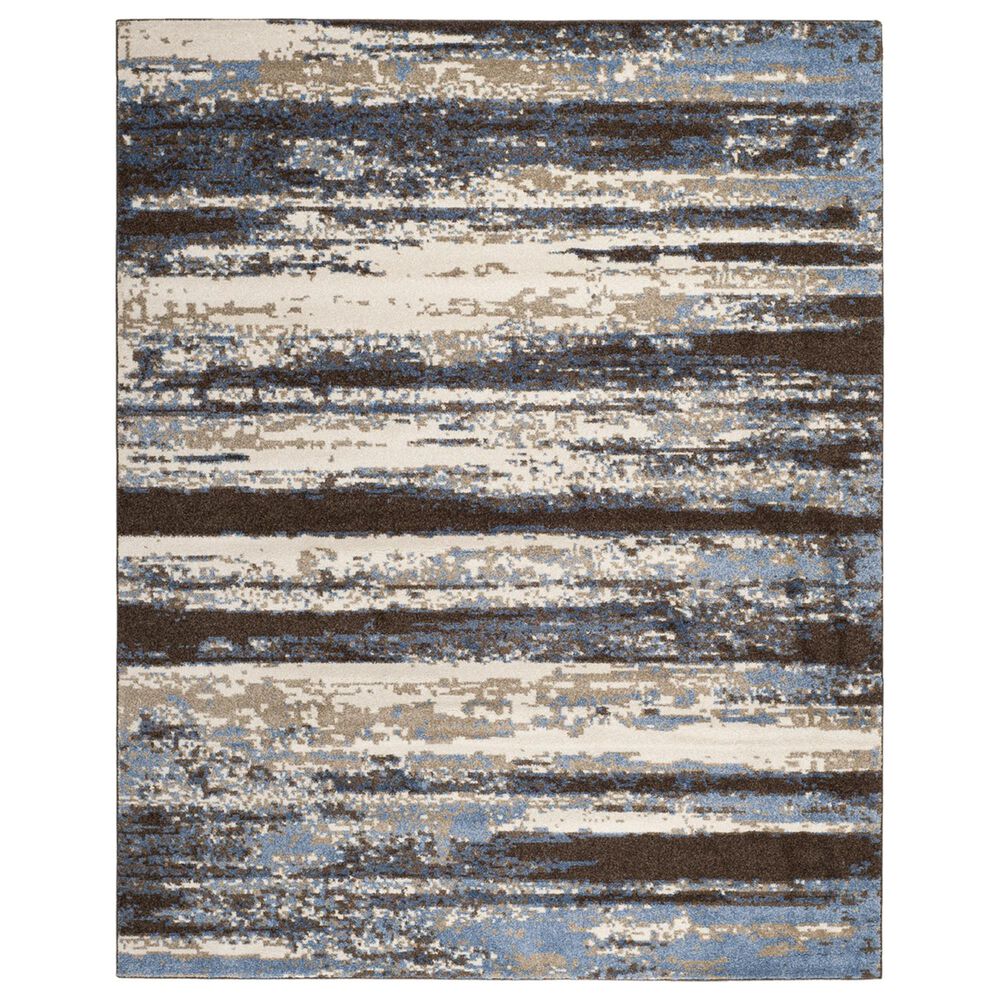 Safavieh Retro RET2138-1165 10" x 14" Cream and Blue Area Rug, , large