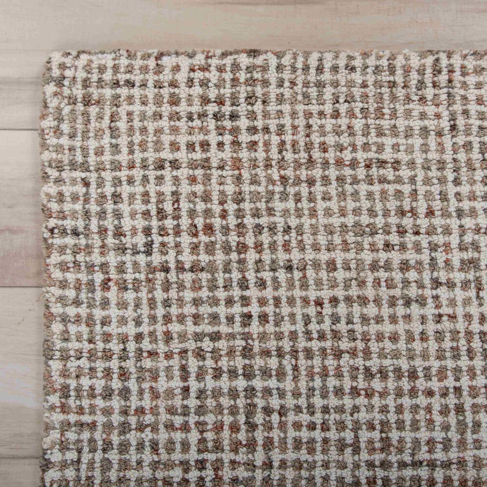RIZZY Brindleton Natural, Copper and Green 3&#39; x 5&#39; Area Rug, , large