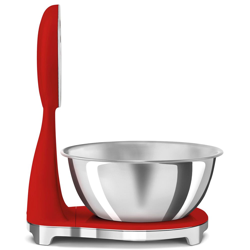SMEG 50&#39;s Retro Style Kitchen Scale in Red and Chrome, , large