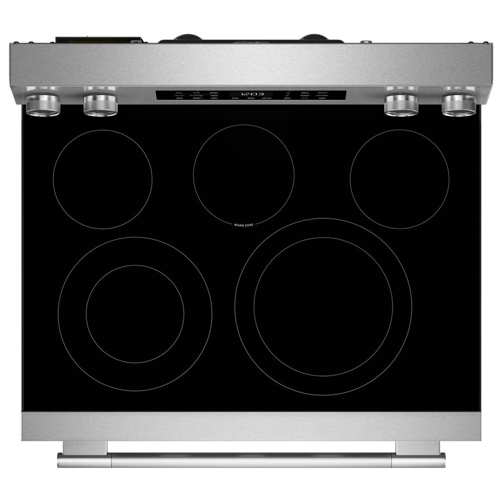 KitchenAid 5.3 Cu. Ft. Smart Freestanding Electric Range in PrintShield Stainless Steel, , large