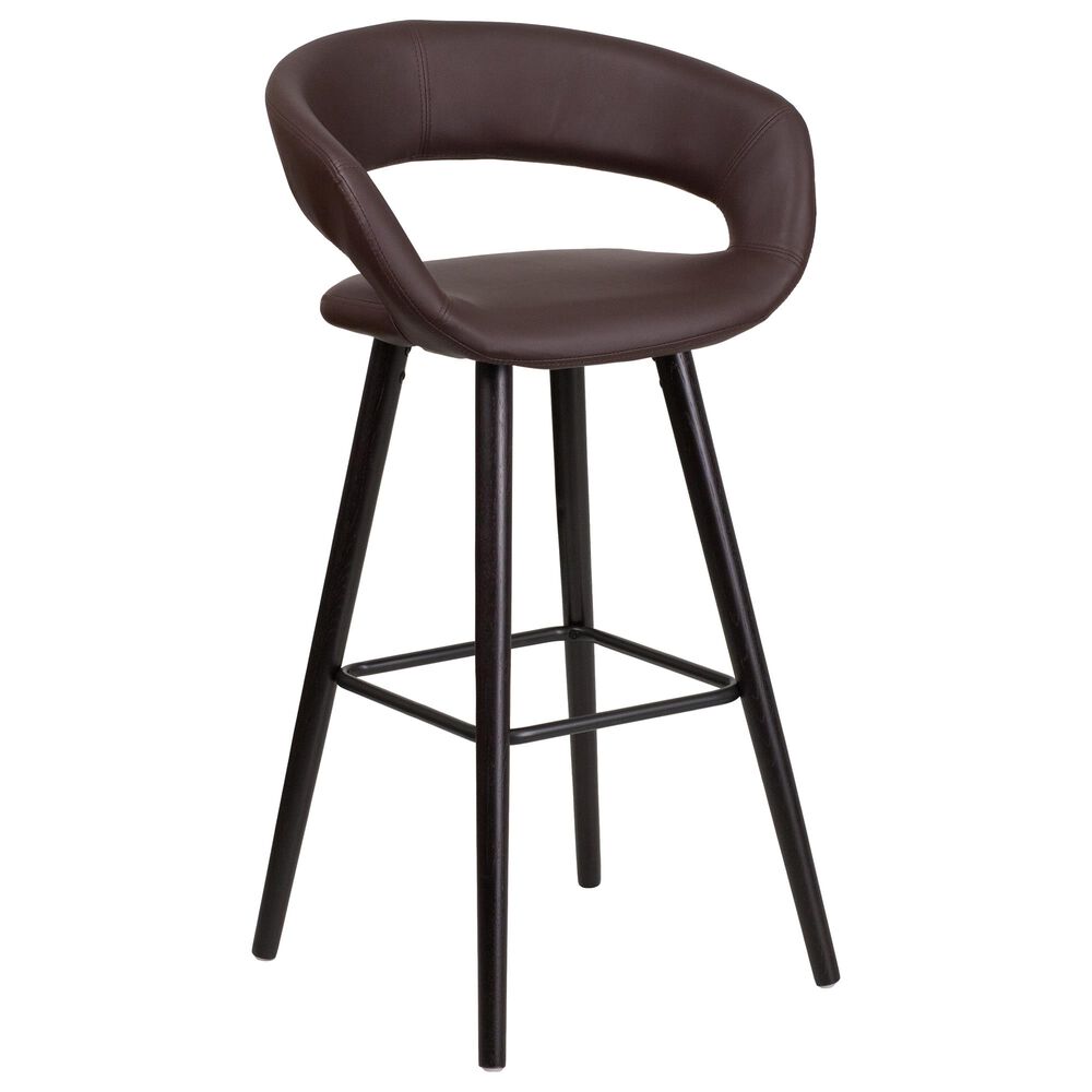 Flash Furniture Brynn 29" Barstool in Brown, , large