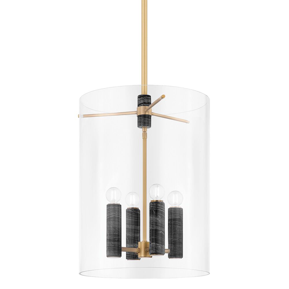 Troy Lighting Adonis 4-Light Lantern in Vintage Brass, , large