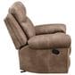 Steve Silver Nashville Manual Glider Recliner in Cocoa, , large